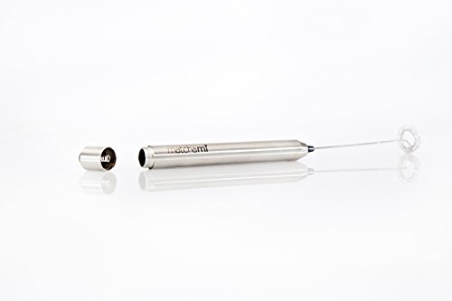 TEAMI ELECTRIC MILK FROTHER Handheld - Our Best Whisk for Coconut, Almond, and other Nut Milks, Coffee, Cappuccino, Espresso, Latte - Powerful & Durable - Stainless Steel, Portable, & Battery Operated