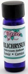 Tiferet Aromatherapy: Blue Glass Aromatic Oils, Helichrysum 2.5 ml