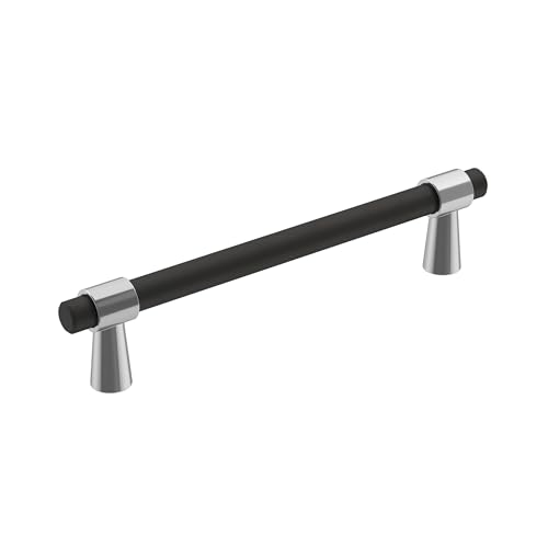 Amerock | Cabinet Pull | Polished Chrome/Matte