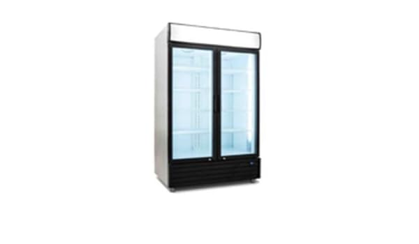 armario ,nevera expositora ,2 puertas de cristal: Amazon.es ...