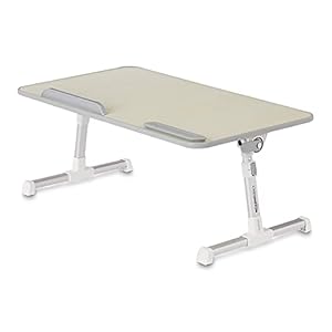 Amazon Basics Laptop table, adaptable and transportable, size. L.