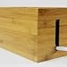 Bamboo Cable Management Box Storage Organizer for Home Office Entertainment Center TV Computer Hides All Wires Power Cord Surge Protector By Bamboo Backwoods
