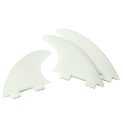 image for Gold Happy 3PCS / 2PCS FCS Fins Surfboard Fin Thrusters Tir Fins Fiber