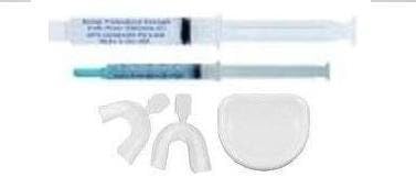 INSTANT WHITE SMILES optimized Professional Teeth Whitening Kit with syringe, Remin. trays, case