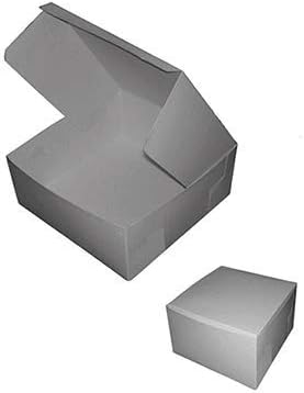 Tezraftaar® 12" X 12" X 4" Large White Cake Boxes Wedding/Birthday/Cupcake Box Fold Flat (10)