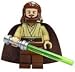 LEGO Star Wars Minifigure - Qui-Gon Jinn Classic Version with Lightsaber