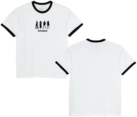 aespa Official Merch Dirty Work Jersey T-Shirt | Amazon.com