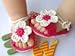 Baby Newborn Infant Girls Crochet Knit Rose White Socks Crib Casual Shoes Prewalker 0-12m