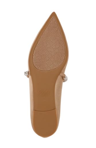 JEWEL BADGLEY MISCHKA VANA POINTED FLATS WITH EMBELLISHED STRAPS