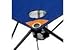 EZ Travel Collection Folding Camping Table Folding Table with Drink Holders and Carry Bag (Blue)