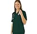 Women's Scrub Set - Medical Scrub Top and Pant, Dark Hunter Green, Small