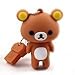 8GB USB Flash Drive with Cute Rilakkuma Shape 8G Memory Stick U Disk - Brown