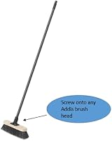 Addis Metal Indoor Outdoor Broom Handle 120cm Screw Fix Hanging Hook view 3