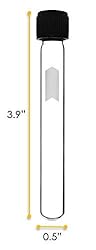 EISCO 24PK Test Tubes, 5ml - Bakelite Screw Cap