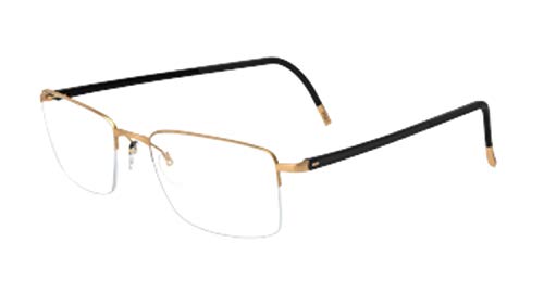 Eyeglasses Silhouette Illusion Nylor 5457 6070 Shiny Gold/Black 53/19/145 3 piec