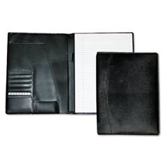 ** Men's Classic Pad Folio/Writing Pad, 8 1/2 x 11, Black, 