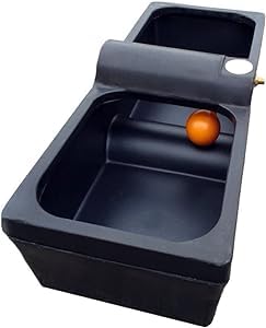 Kingspan Titan 30 Gallon Horse Cattle Drinker Agricultural Water Trough (Black)