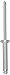 Aluminum Blind Rivet, Meets IFI Grade 11, 0.876