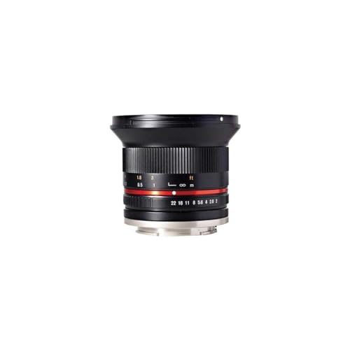 Rokinon 12mm f/2.0 NCS CS Lens Manual Focus Lens Canon M Mirrorless Camera Mount