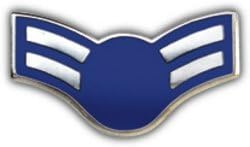 US Air Force E-3 1st Class Airman Lapel Pin