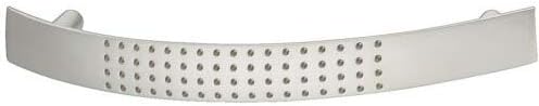 BSM Marketing MATT Nickel Bow D Style DIMPLE Kitchen Door Handles Doors or Drawers - 96mm and 128mm (1, 160mm)
