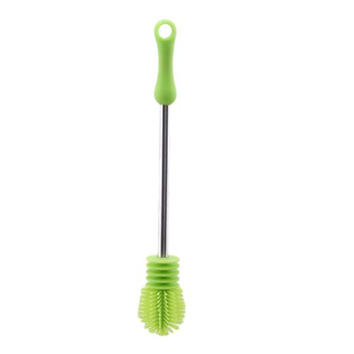 GUAngqi Utility Bottle Cleaning Brush Long Handle Cleaner for Your Food Flask, Vacuum Flask, Water Bottle,Green