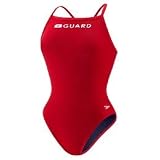 Speedo Women's Guard Flyback, Red, 36