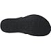 Vionic Isabeal Womens Toe-post Orthotic Sandal Black Patent Snake - 9
