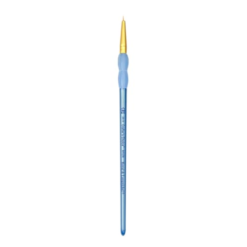 Royal Brush R9250-5/0 Crafter's Choice Taklon Round Brush, Size 5/0, Gold