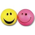 happypet Smiley Face Vinyl Ball Dog Toy