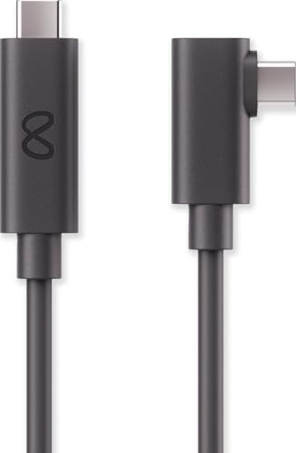 Meta Quest link cable – Works with Meta Quest 3/3S – 16 foot (5 m) – Premium fibre-optic cable – Access PC VR Games – Up to 5 Gbps bandwidth