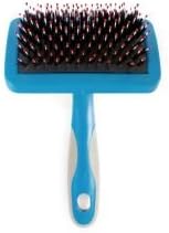 Ancol Ergo Hedgehog Pet Slicker for Long, Short, Silky & Curly Coats - Dog Puppy Multipurpose Hygiene Tool - Professional Grooming Accessory - Small