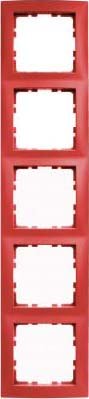 Hager s1 5-Part Picture Frame with Red Gloss