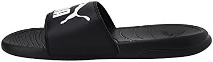 Men Popcat 20 Slide Sandal, Puma Black-Puma White, 42 EU