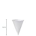 Solo 6R-2050 6 oz White Paper Cone Cups (Case of 5000)