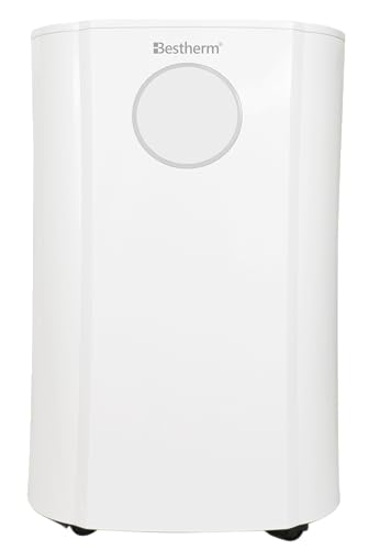 BESTHERM - Besherm Luftentfeuchter – Feryel 24 l/Tag, abnehmbarer Tank, Aktivkohlefilter, integrierter Ionisator