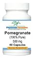 Pomegranate Pills with Ellagic Acid from Juice and Seeds 500 Mg, 60 Capsules - Endorsed by Dr. Ray Sahelian, M.D