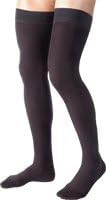 Jobst For Men Thigh, Medium, Black, 20-30 mm Hg [1 Pair]
