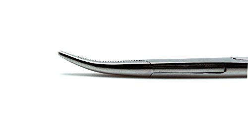 Mosquito Hemostat Curved Forcep 5" Locking Handle Surgical Picking Instruments - Thumbnail 4