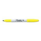 Sharpie Fine Point Permanent Markers, 12 Yellow Markers(30005)