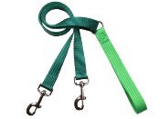 Freedom No-Pull Harness AND 4-Configuration Training Leash Package (1" Wide Medium (23" - 28"), Kelly Green w/ Neon Green)