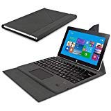 Surface Pro 4/Pro 3 Keyboard Cover - Janvvoo Bluetooth Keyboard Case Compatible with Surface Pro 3 / Pro 4/Pro 5/Pro 6 Tablet Keyboard with Ultra Slim Magnetic Protective Cover/Holder/Stand/Trackpad
