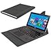 Surface Pro 4/Pro 3 Keyboard Cover - Janvvoo Bluetooth Keyboard Case Compatible with Surface Pro 3 / Pro 4/Pro 5/Pro 6 Tablet Keyboard with Ultra Slim Magnetic Protective Cover/Holder/Stand/Trackpad