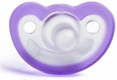 JollyPop Pacifier 0-3 Months (Newborn) 5-Pack (0-3 Months (Newborn), Lavender)