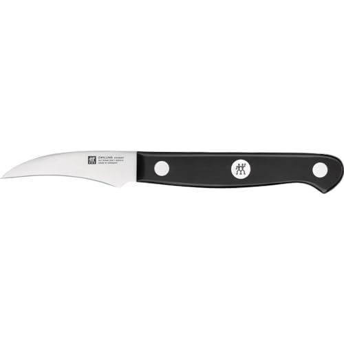 ZWILLING Gourmet Paring Knife, 6 cm, Special Stainless Steel, Ergonomic Plastic Handle, Black - Made in Germany