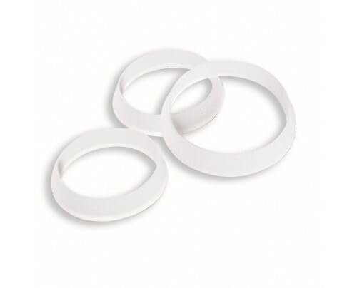 Schläfer | 189610 - Siphon Kitchen Sink Seals, Bathroom Sink, Hydraulic Gaskets Set Conical Rubber Gaskets 1" 1/4. Ø44 mm for Hoses, Drain Pipe, Siphons. 2pcs Pack.