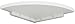 Ballucci Corner Shelf Wall Mount, Wood Floating Corner Shelf, for Bedroom, Living Room, Bathroom, Kitchen, Office, Kids Room, 12 x 12 inches, White