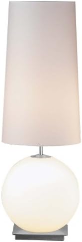 Holtkoetter 6031 Halogen Table Lamp with Lighted Base Round White Shade