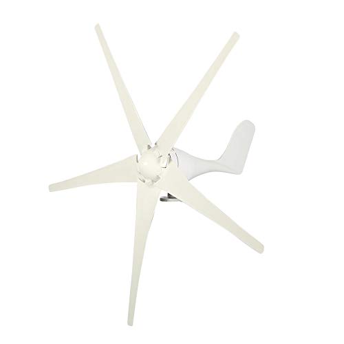 Belovedkai Wind Turbine Generator 400W DC 12V 5 Blade Powerful Generator Kit for Home Businesses Industrial Energy (400W 24V 5 Blades)