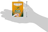 Crayola White Chalk 12ct Anti-Dust Chalkboard Chalk Sticks Classroom view 4